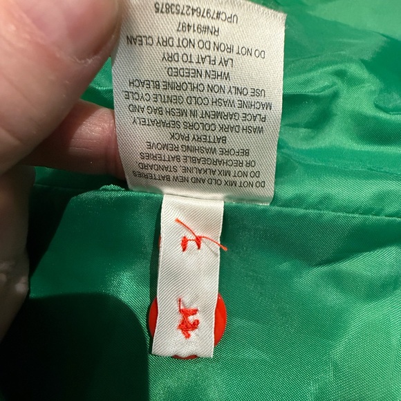 Life of the Party Festive Mens XL 2-Piece Suit Red Christmas Lights - Picture 10 of 11